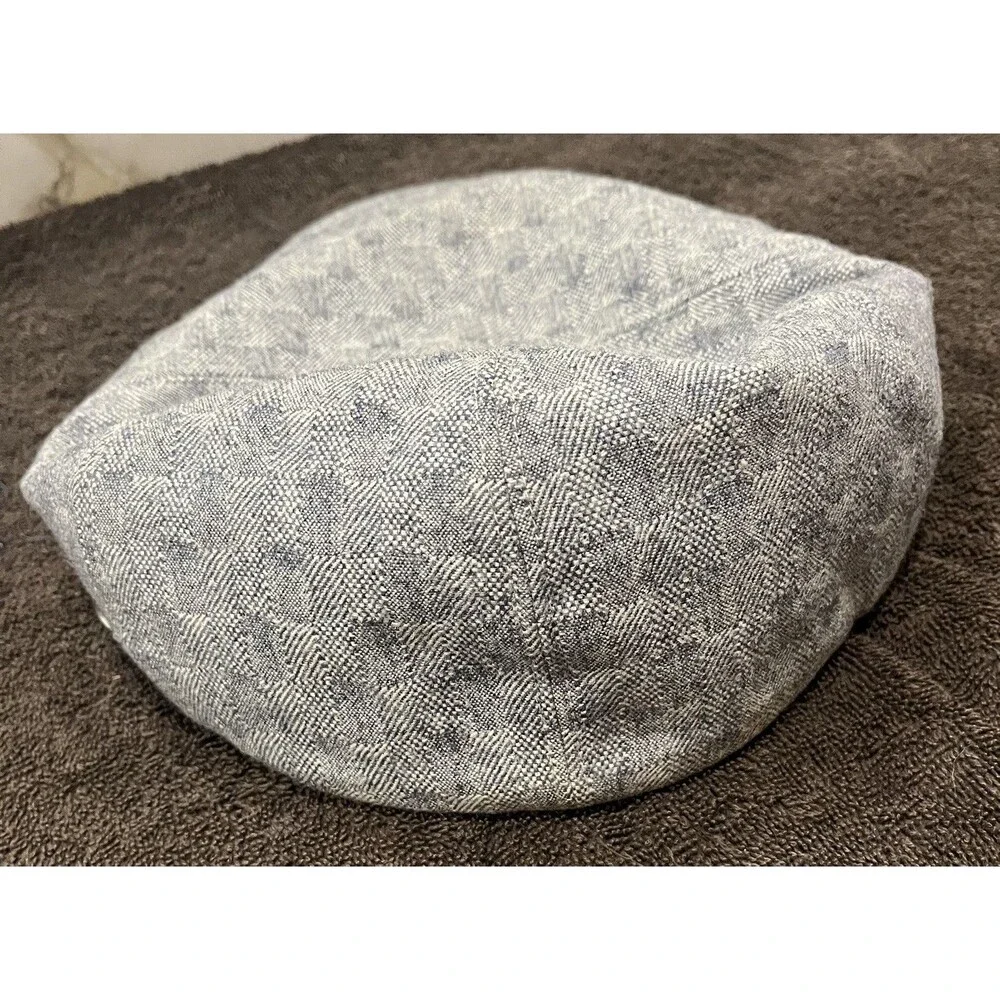 Bailey of Hollywood Flat Cap XL 61cm Gray Plaid Ivy Driving Golf Wool Blend Hat
